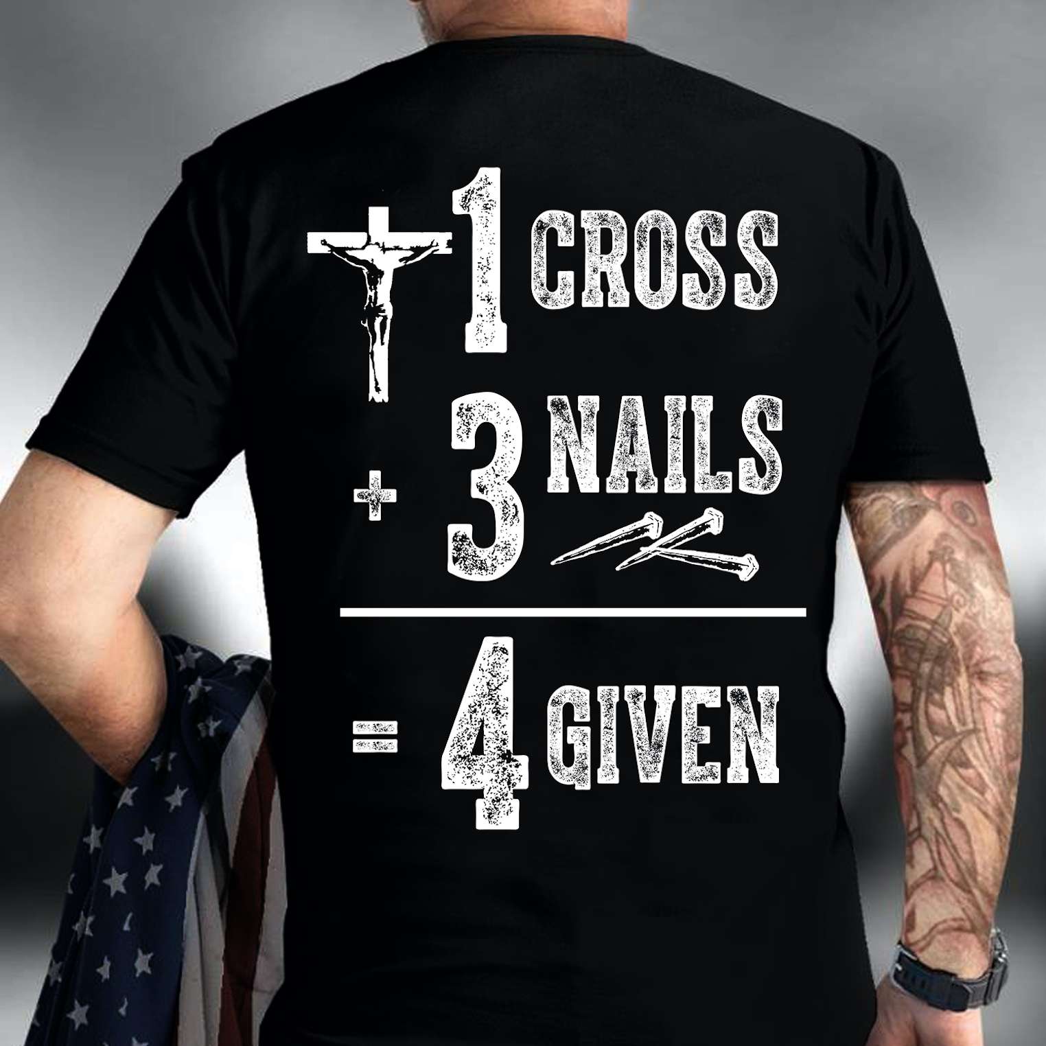 God's Cross - 1 Cross 3 nails 4 given