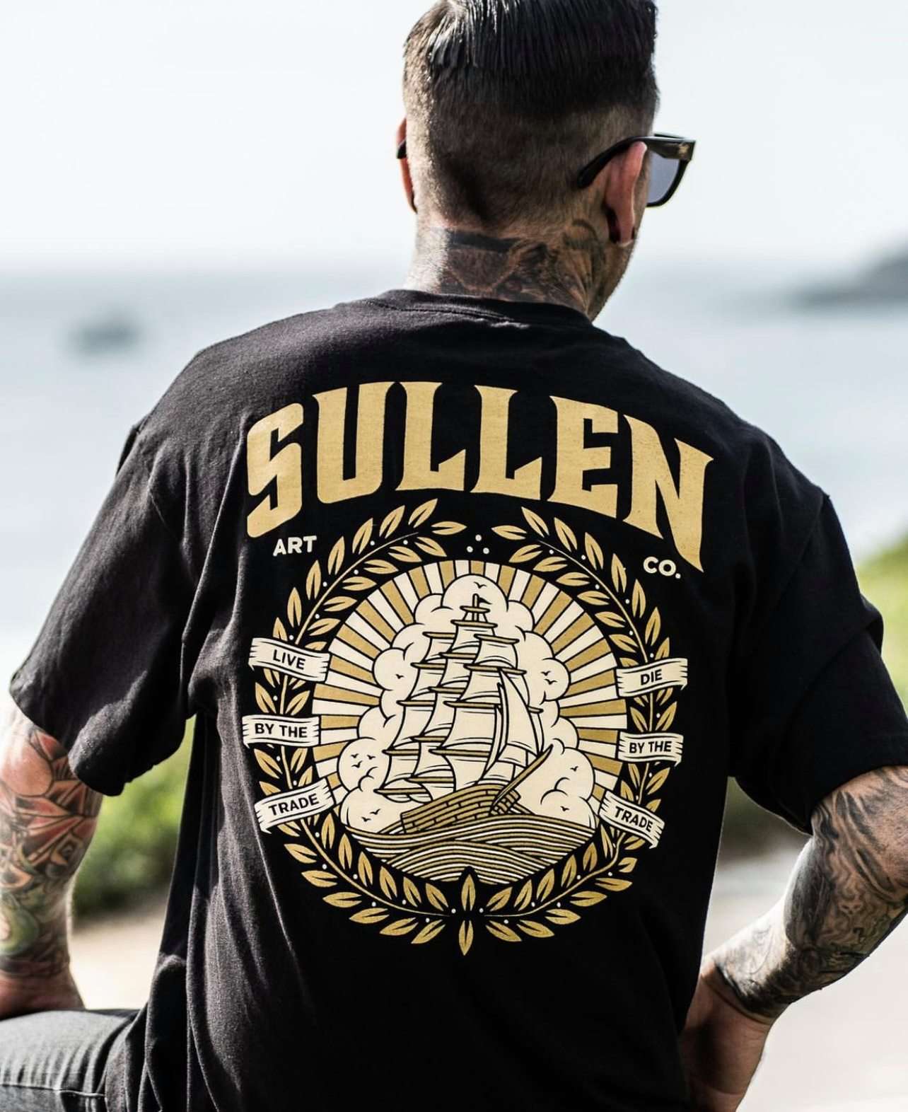 Sullen Live By The Trade Die By The Trade - Sailboat Art