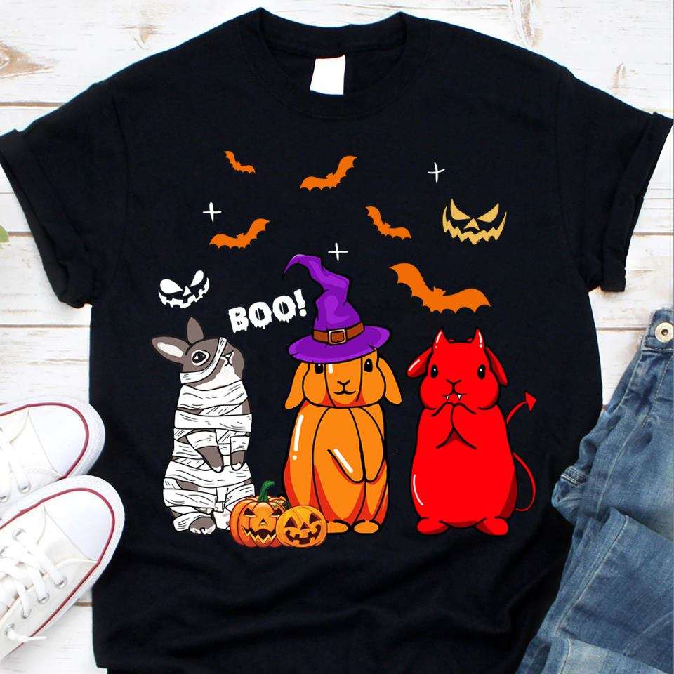 Witch Rabbit, Devil Rabbit , Rabbit Halloween - Boo Halloween Costume