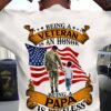 Veteran Father And Son - Being a veteran is an honor being a papa is priceless
