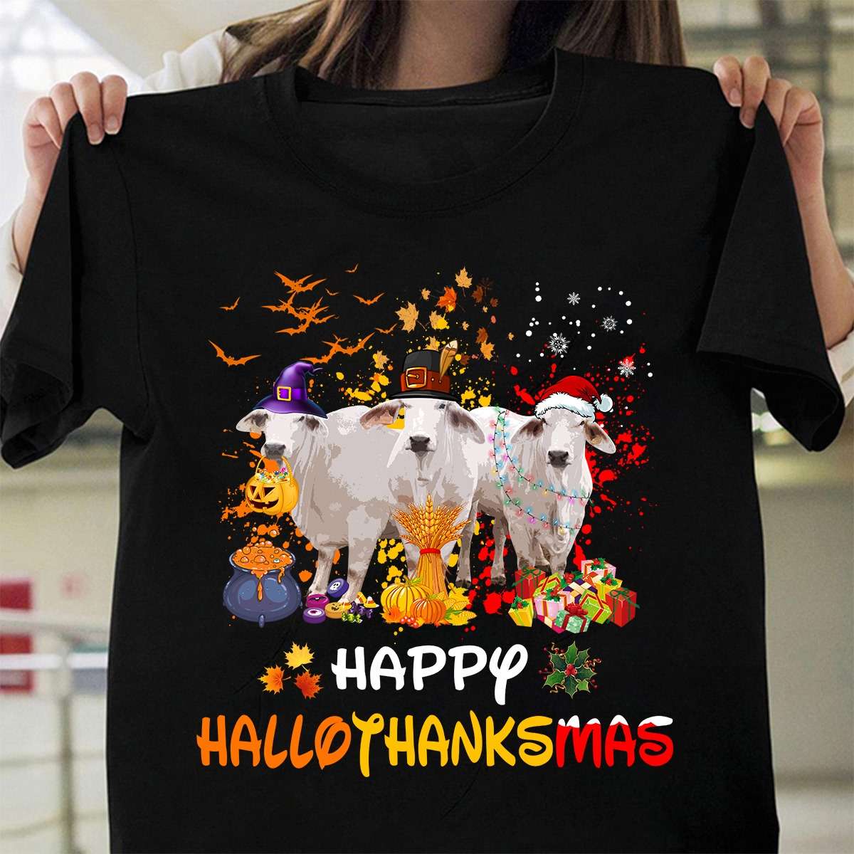 Witch Goat, Goat Christmas - Happy Hallothanksmas