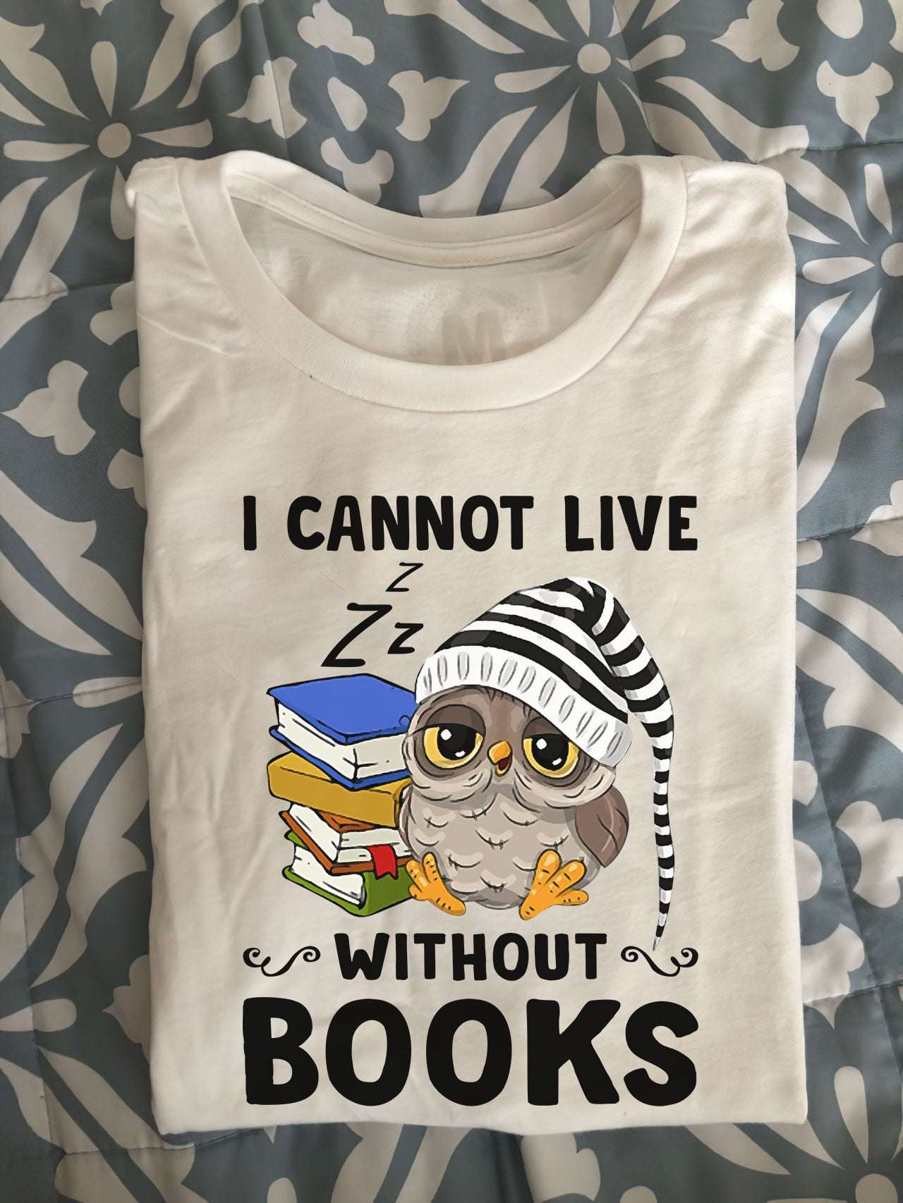 Owl Love Book - I cannot live without books