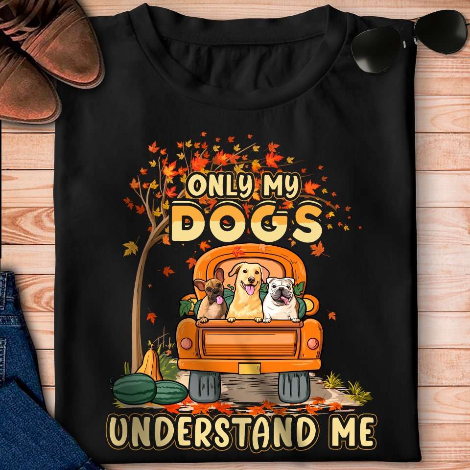 Autumn Dog - Only my dogs understand me