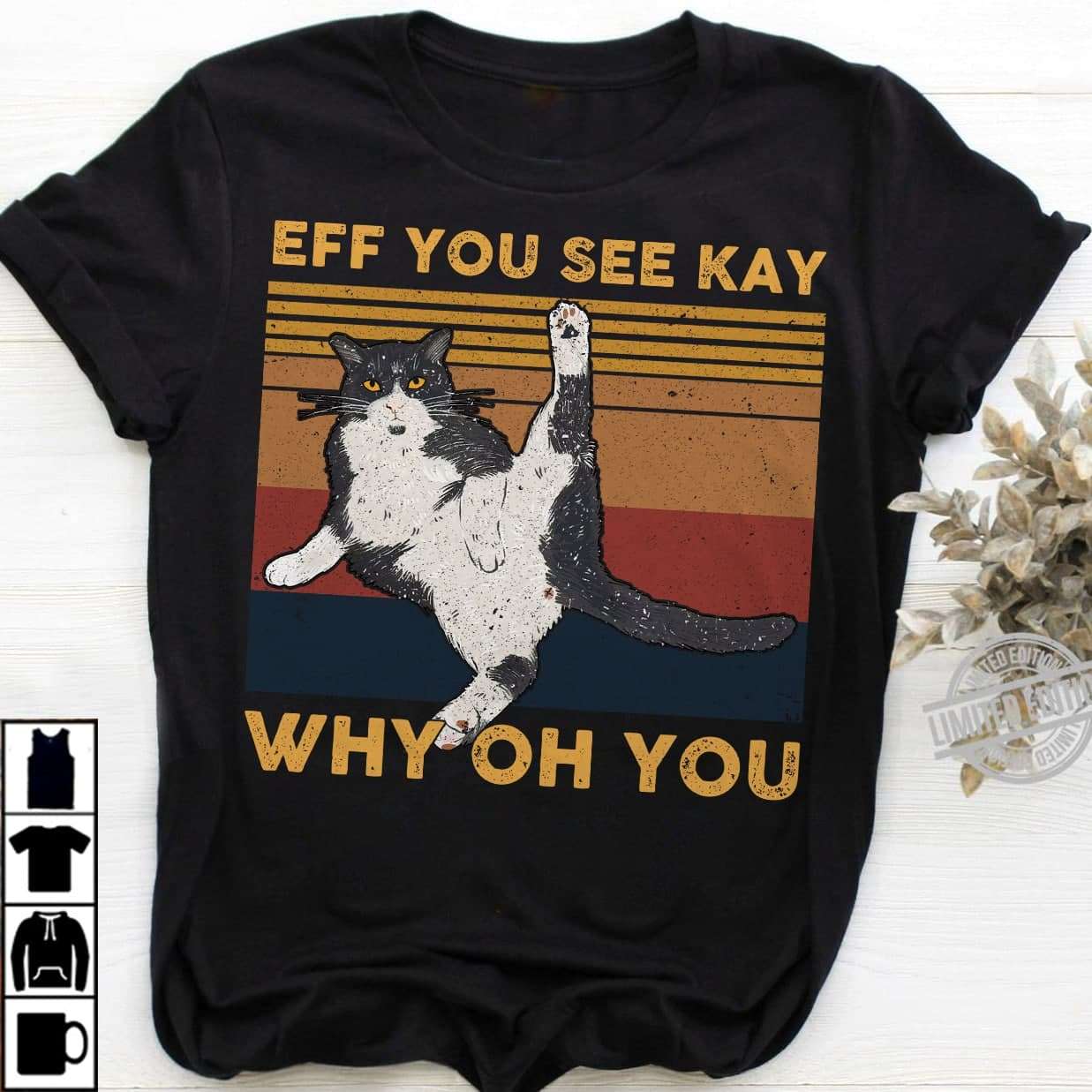 Funny Cat - Eff you see kay why oh you
