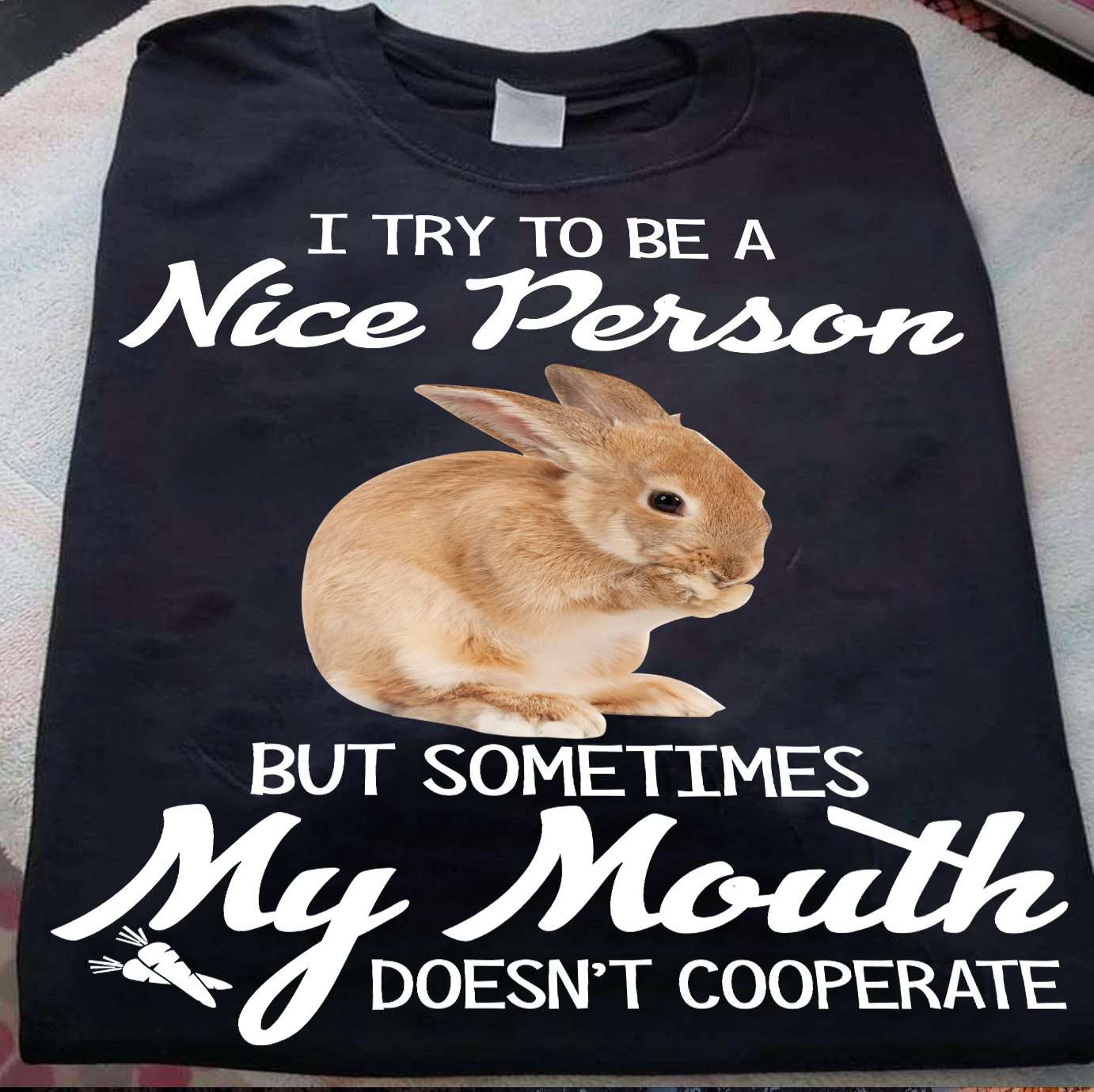 The Rabbit - I try to be a nice person but sometimes my mouth doesn't cooperate