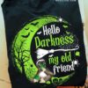 Halloween Sloth, Halloween Costume - Hello darkness my old friend