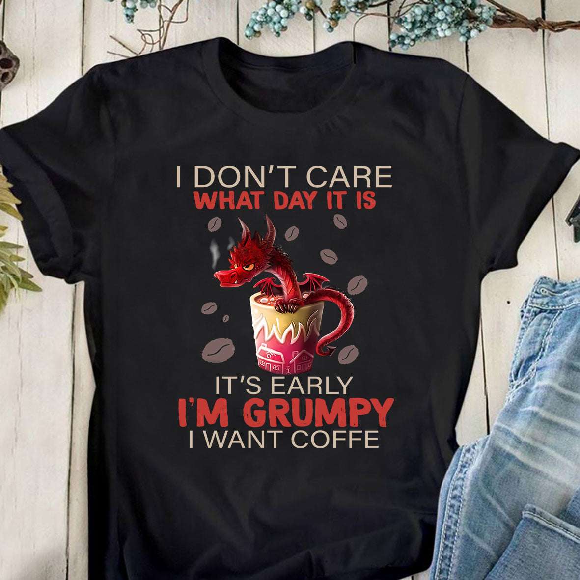Dragon Coffee - I don't care what day it is it's early i'm grumpy i want coffee