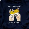 Llama Couple - Go camping? Alpaca Tent