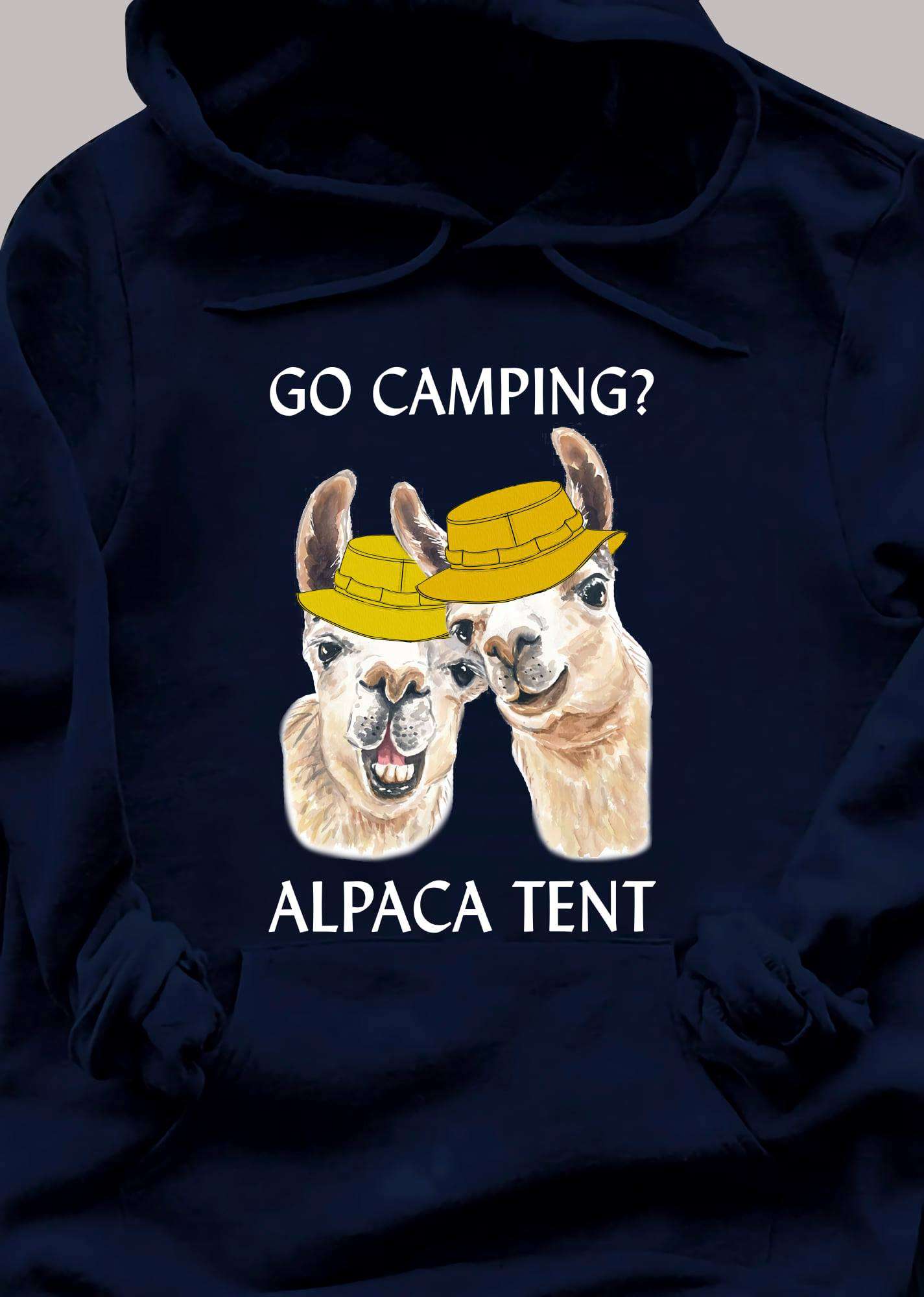 Llama Couple - Go camping? Alpaca Tent