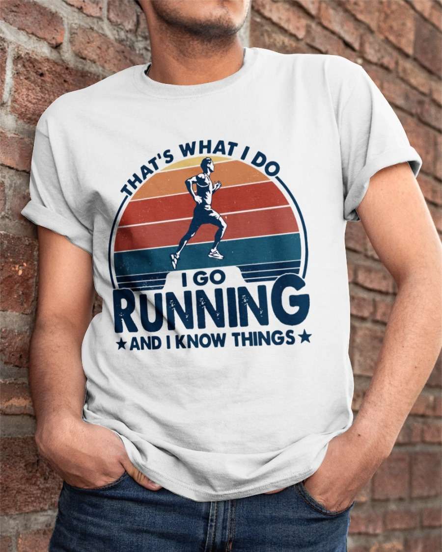 Running Man - That's what i do i go running and i know things