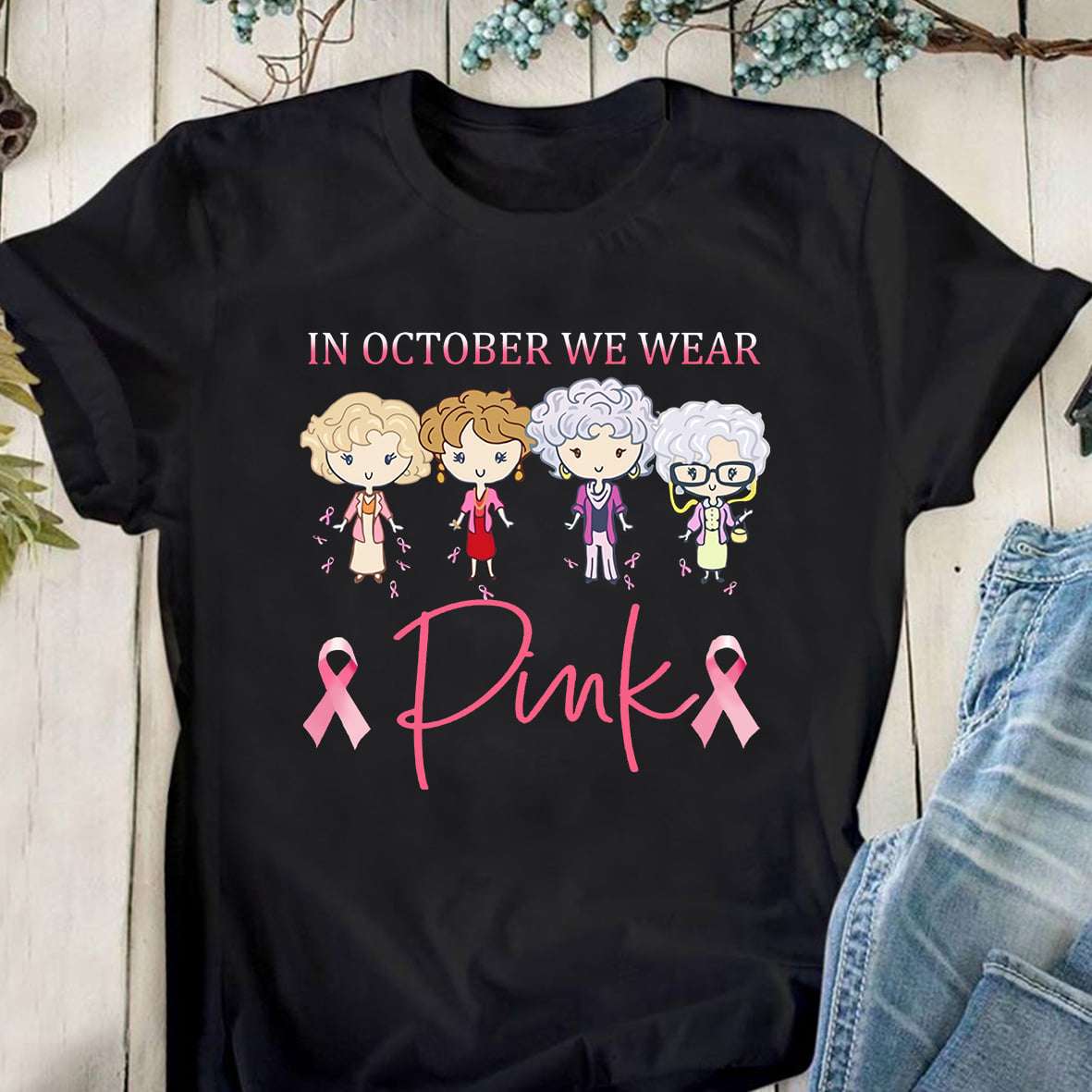 Breast Cancer Woman - In october we wear pink
