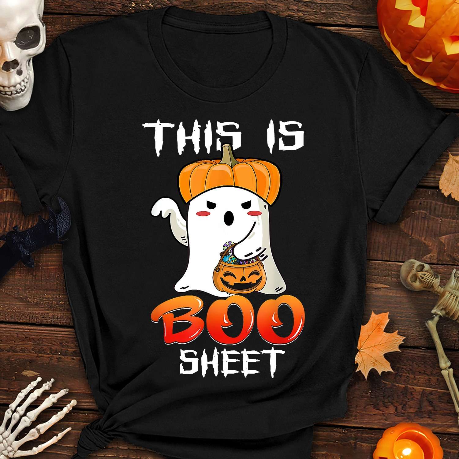 Boo Halloween, Trick Or Treat - This is boo sheet
