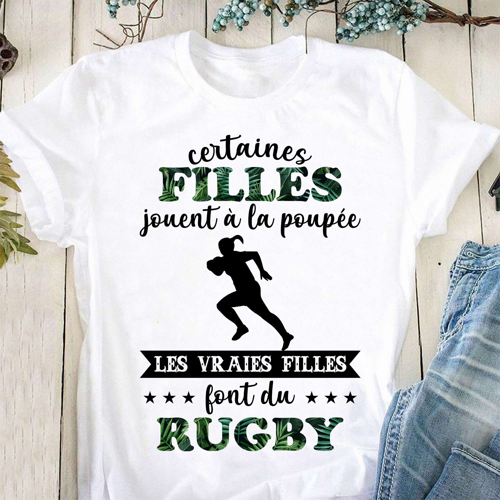 Rugby Girl - Certaines filler jouent a la poupee les vraies filles font du rugby