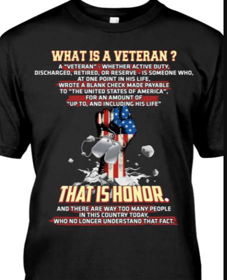 What is a veteran? A veteran whether active duty discharged retired or reserve