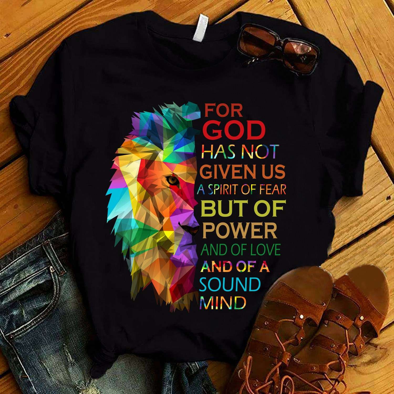 Lion God - For god has not given us a spirit of fear but of power and of love and of a sound mind