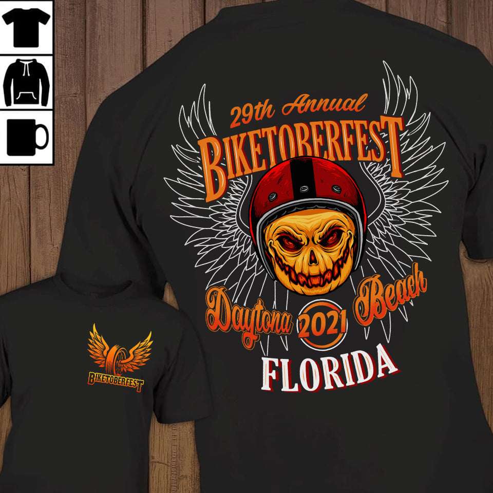20th annual Biketoberfest - Daytona 2021 Beach Floria, Halloween pumpkin
