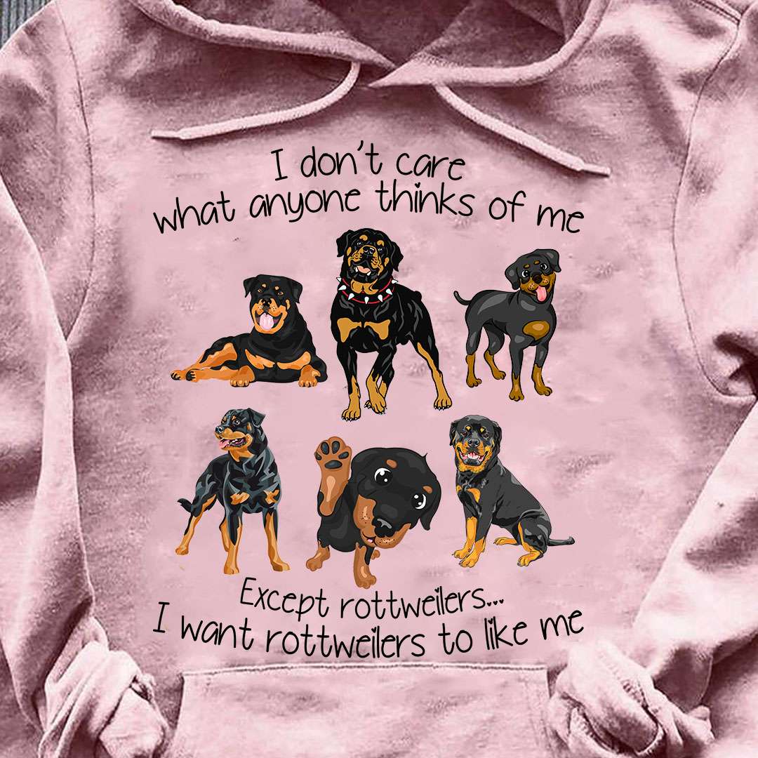 Rottweiler Dog - I don't care what anyone thinks of me except rottweilers i want rottweiler to like me