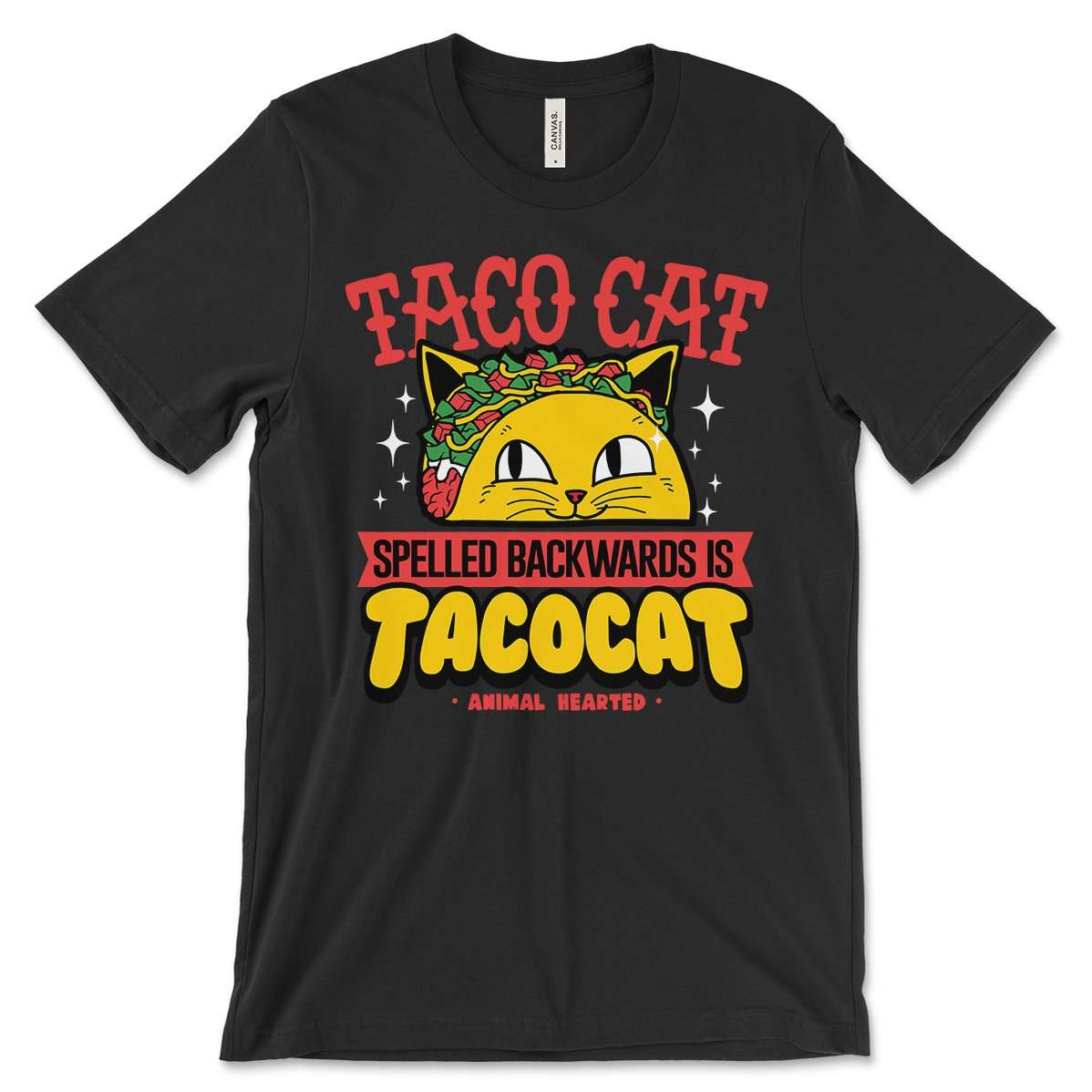 Taco Cat - Spelled Bcakwards Is Tacocat Animal Hearted