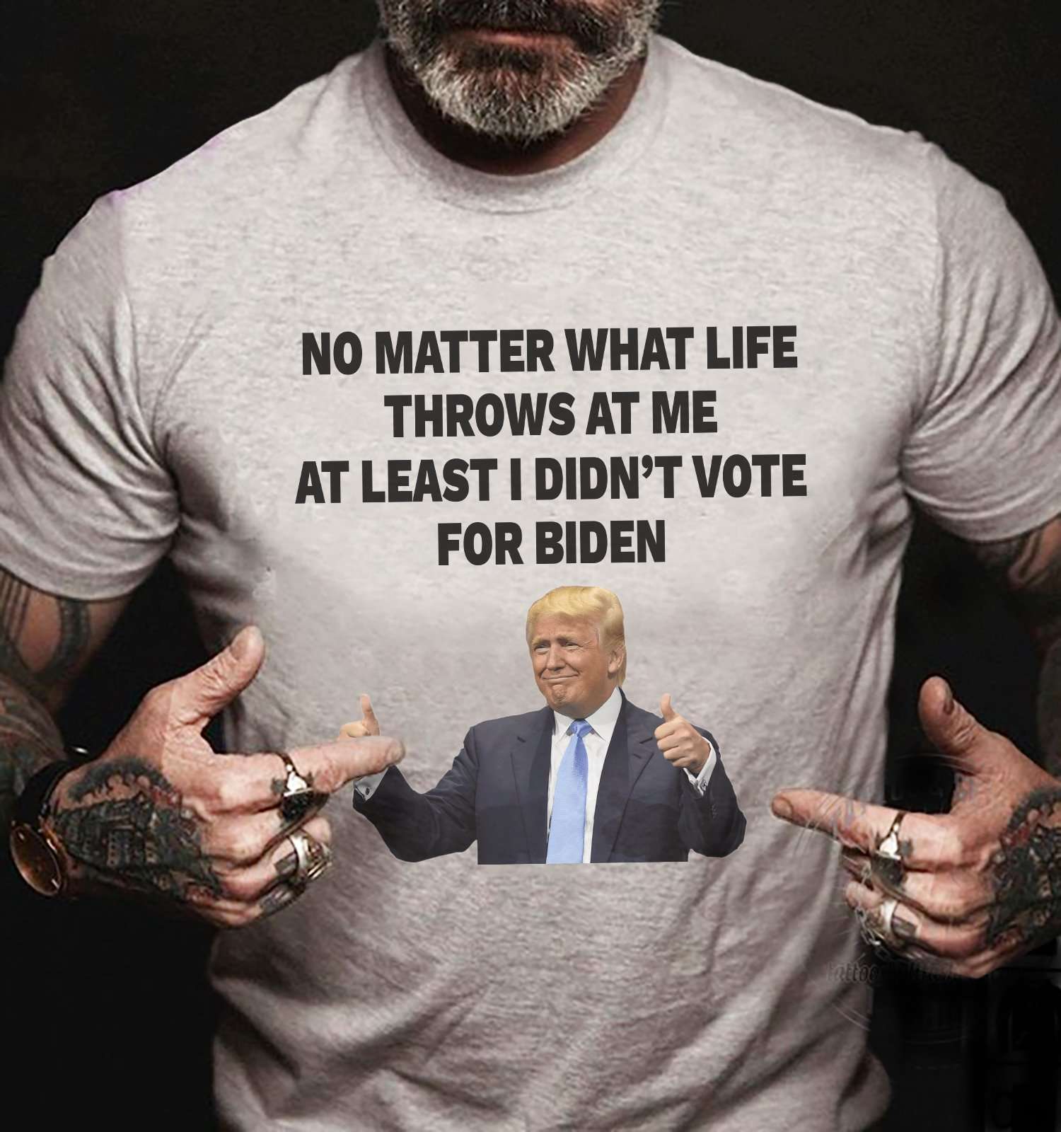 Donald Trump MeMe - No matter what life throws at me at least i didn't vote for biden