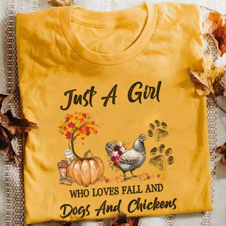 Autumn Chicken Dog - Just a girl who loves fall and dogs and chickens