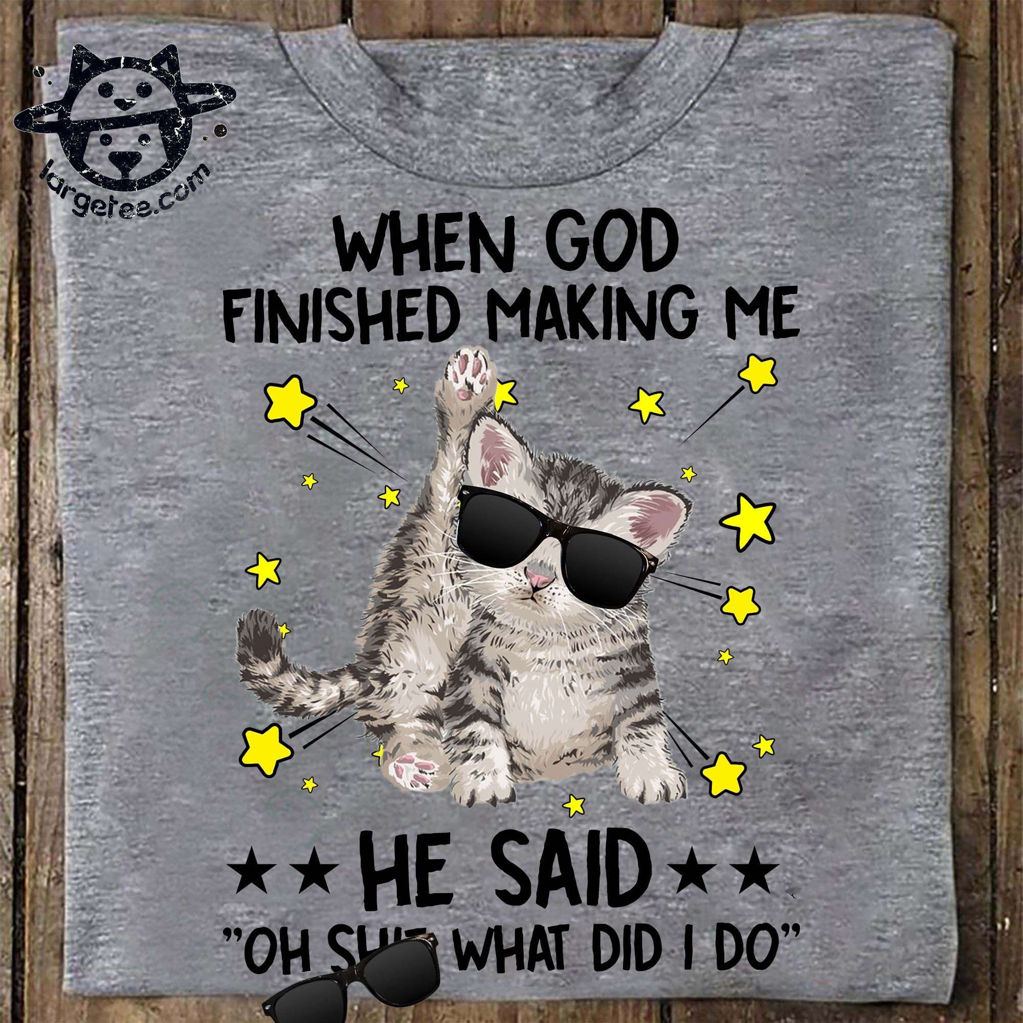 Crazy Cat - When god finished making me he said oh shit what did i do