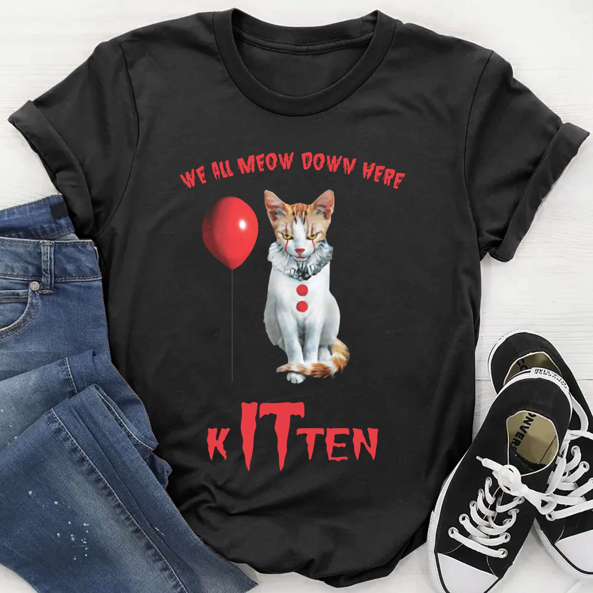 We all meow down here kitten - Cat IT
