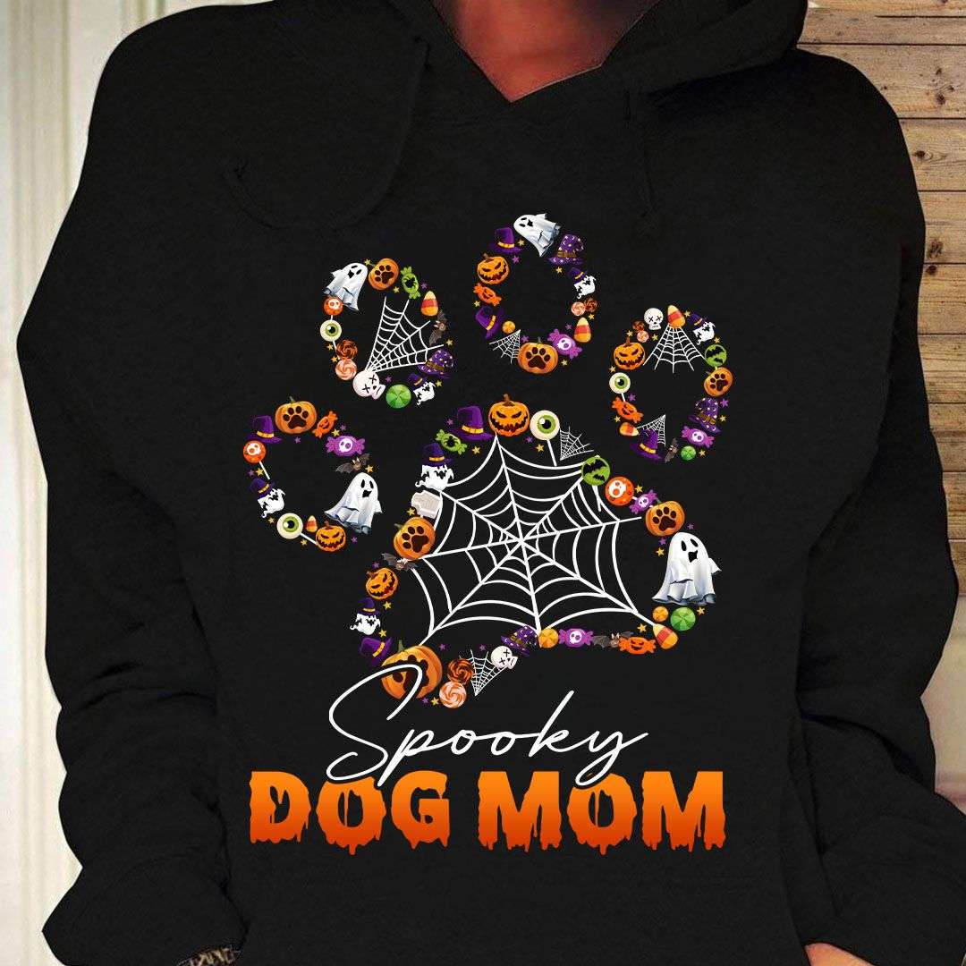Dog's Footprint, Halloween Costume - Spooky Dog Mom