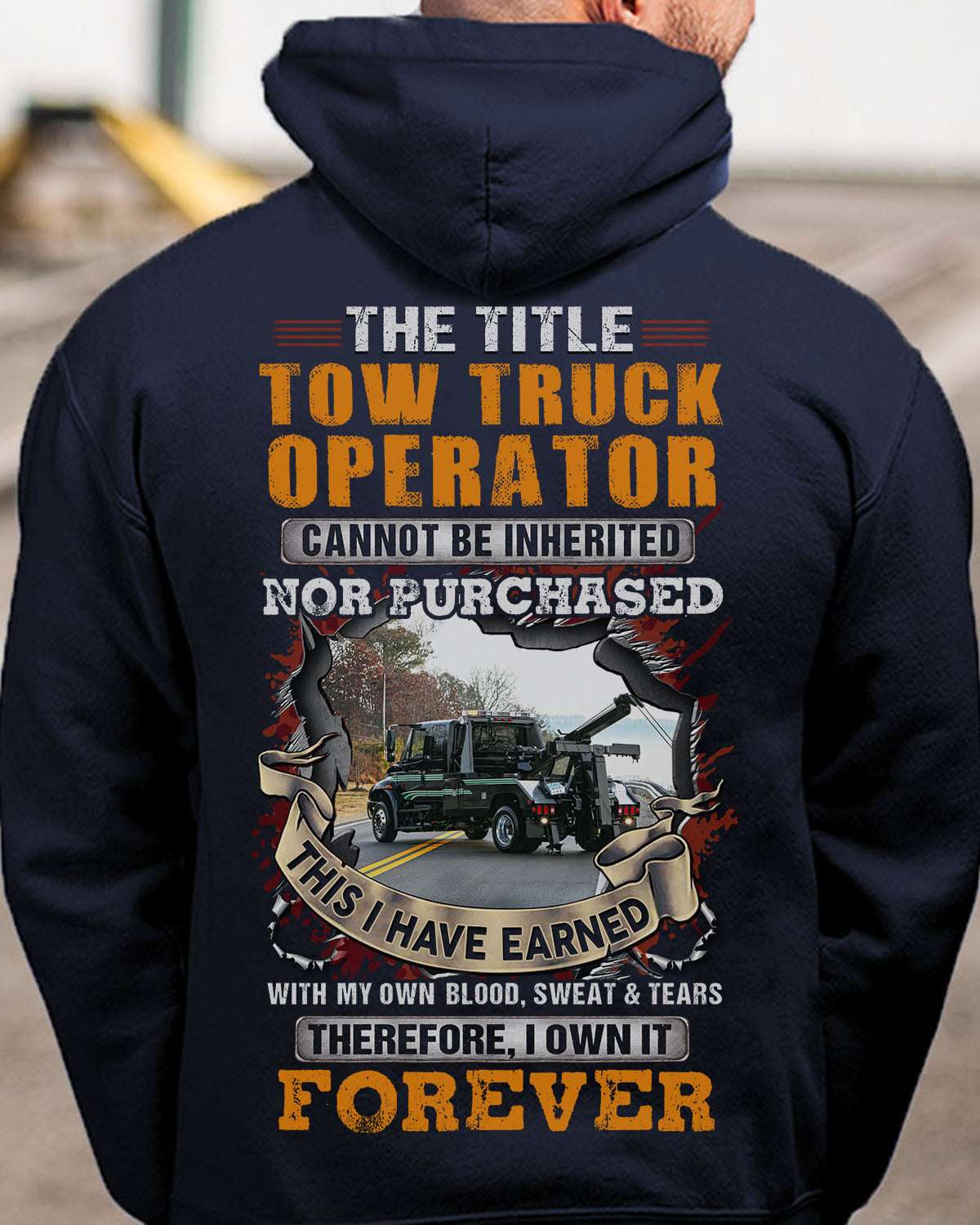 Tow Truck Operator - The title tow truck operator cannot be inherited nor purchased