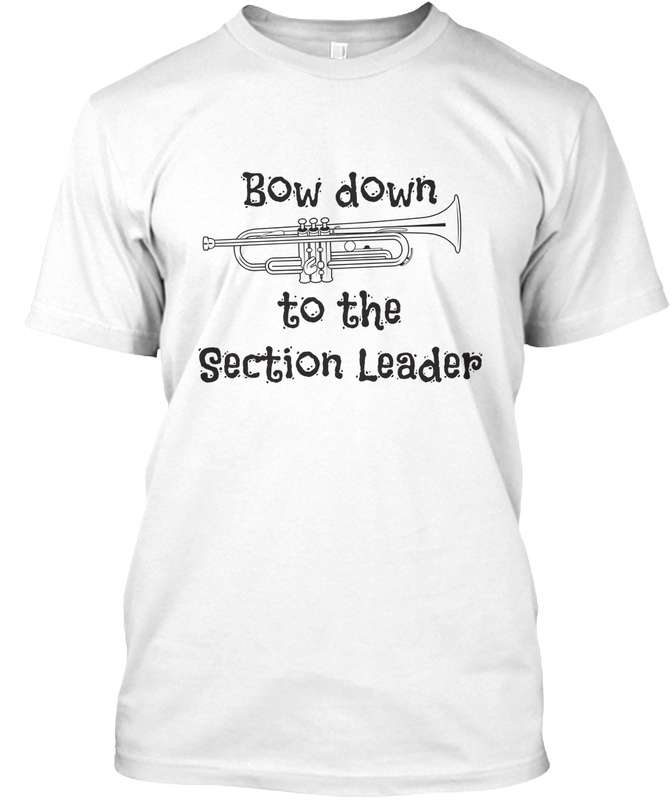 Bow down to the section leader - Trumpet instrument