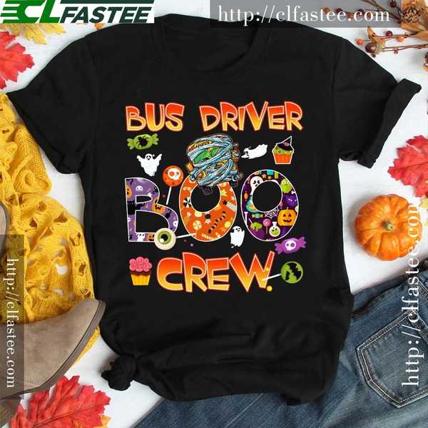 Bus driver boo crew - Halloween boo custome, Happy Halloween