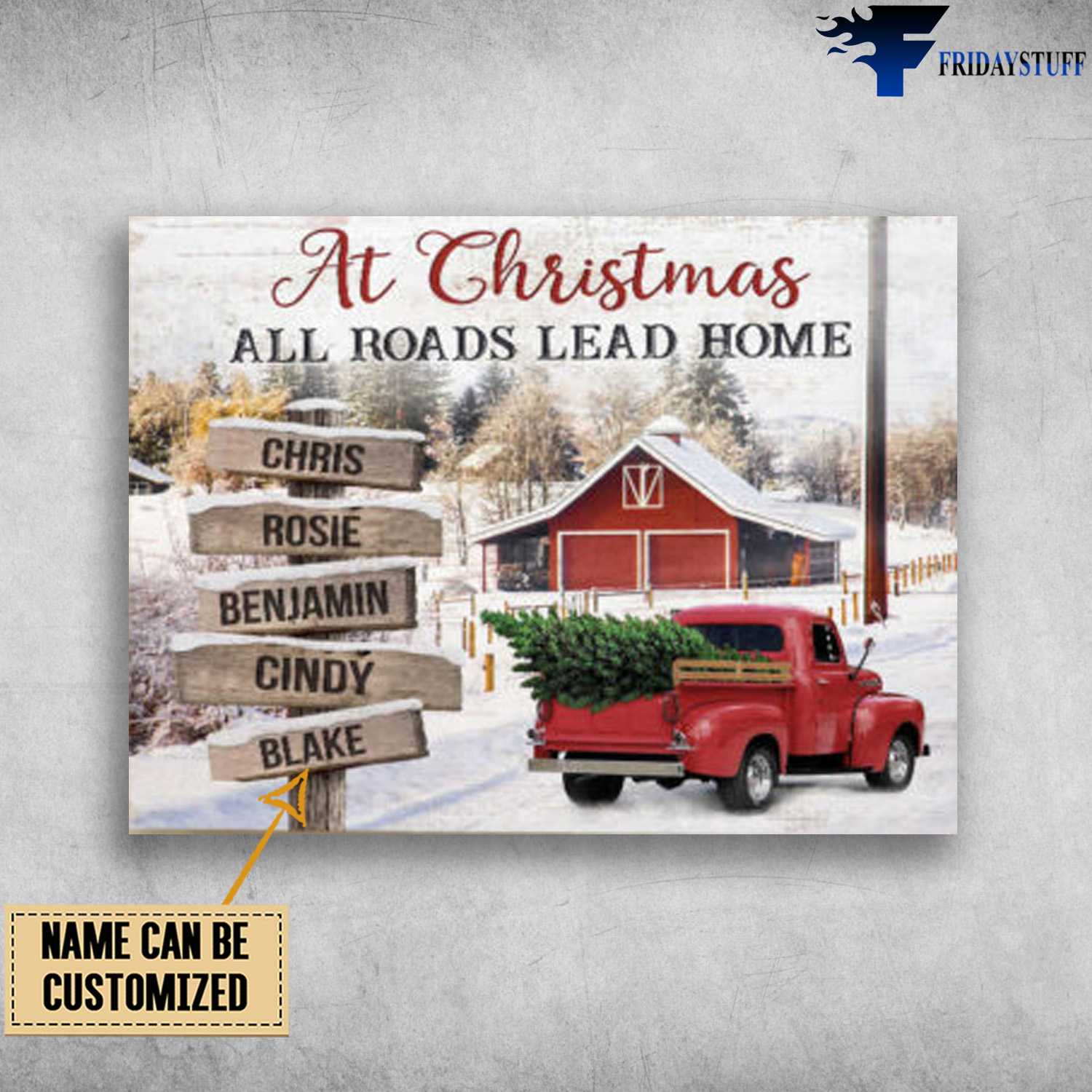 Christmas Truck - At Christmas, All Roads Lead Home
