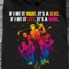 Colorful Golfer Graphic T-shirt - Love playing golf, miracle hit