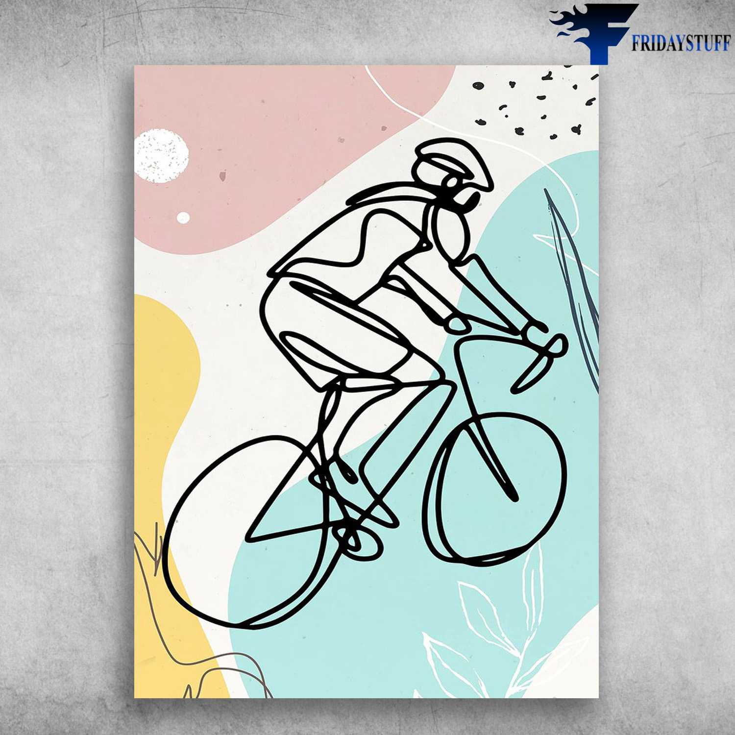 Cycling Man, Biker Lover - Bicycle Riding