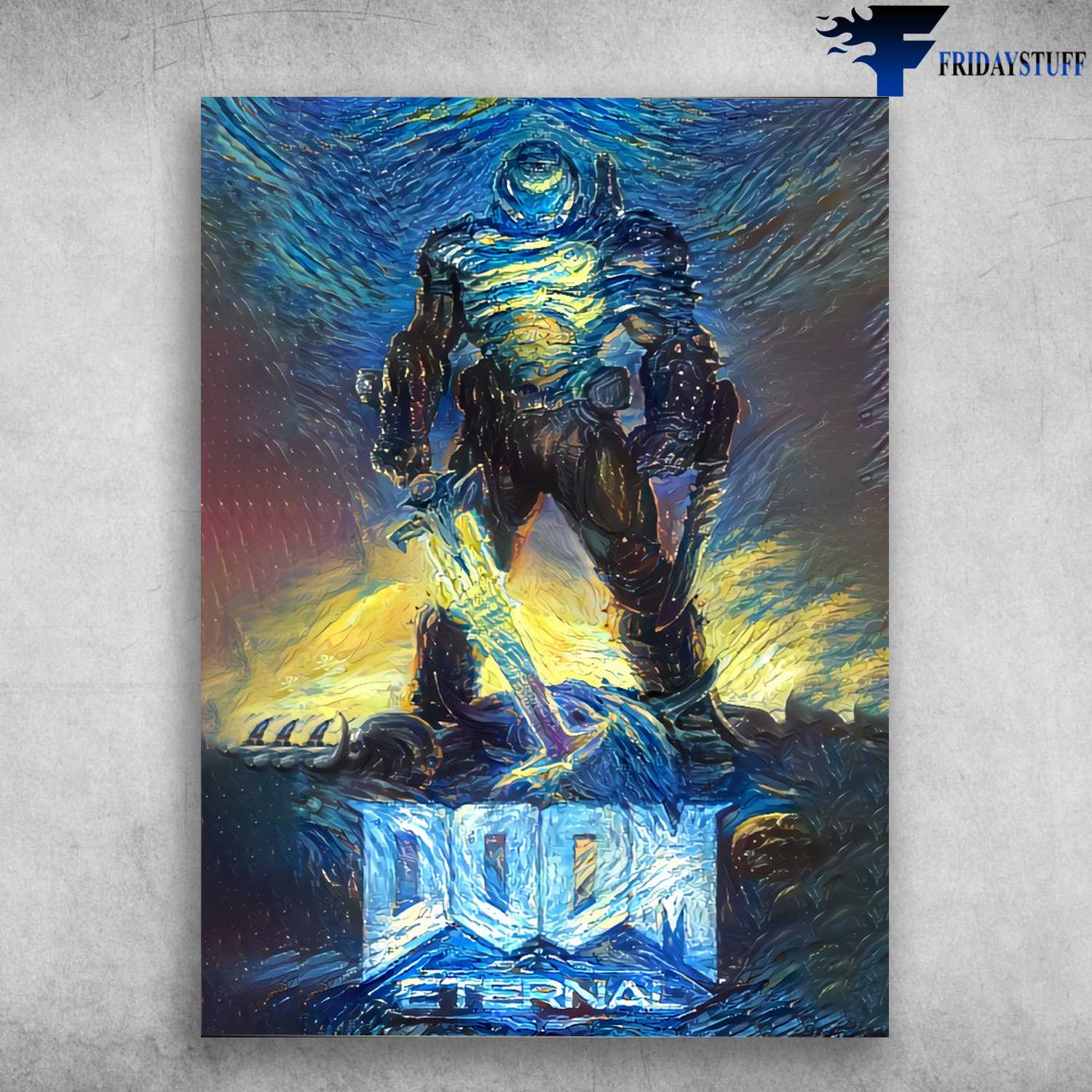 DOOM Eternal, PlayStation Game, Game Poster