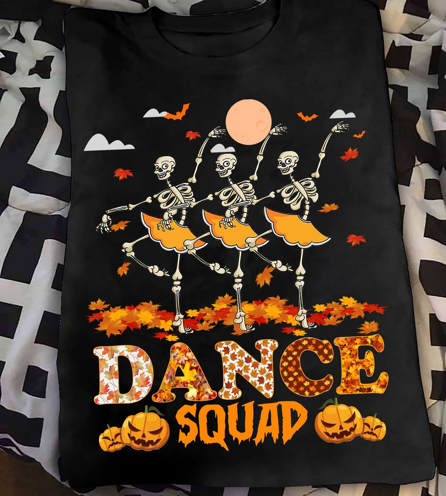 Dance squad - Skull dancing squad, Halloween skull gift