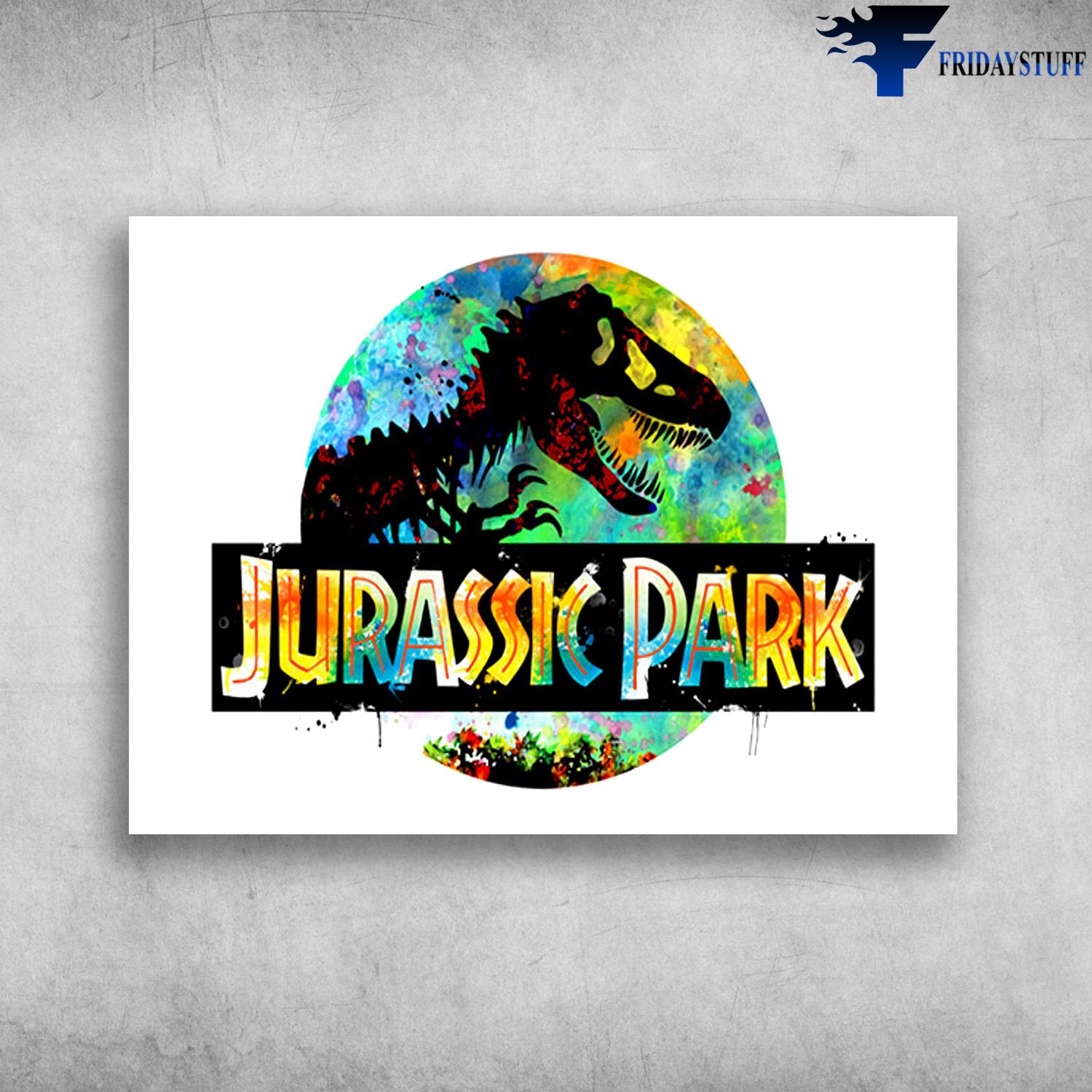 Dinosaur Poster, Jurassic Park, Wall Poster