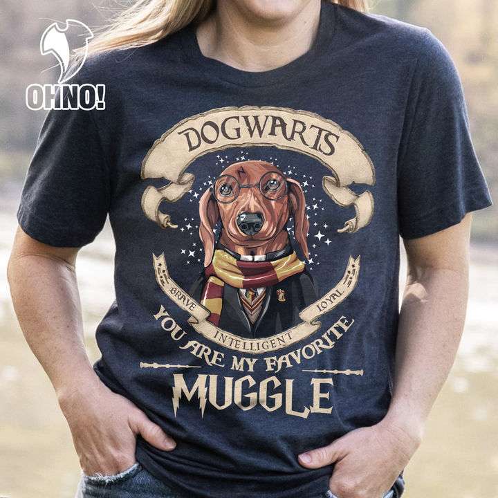Dogwarts are my favorite muggle - Dachshund Hogwarts magical school
