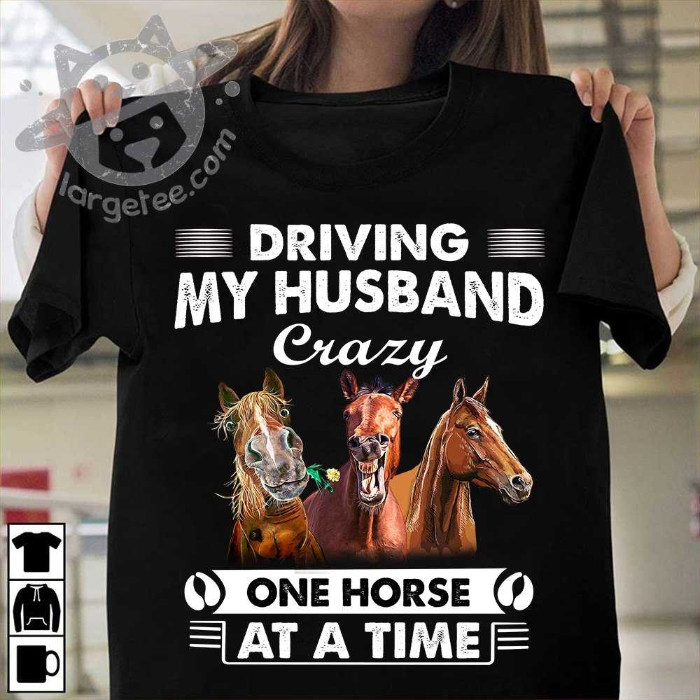 Driving my husband crazy, one horse at a time - Husband loves horses