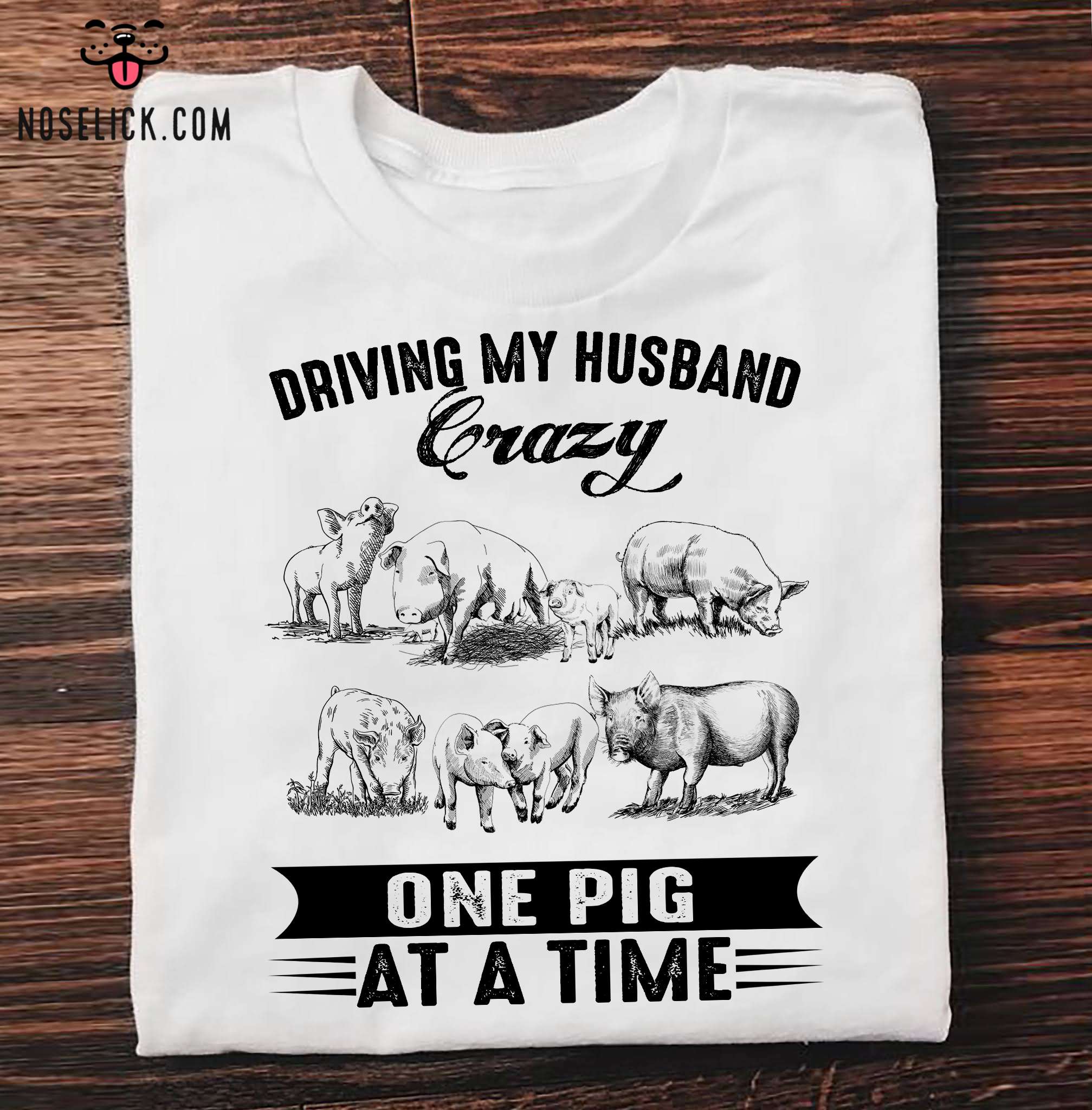 Driving my husband crazy, one pig at a time - Husband loves pig