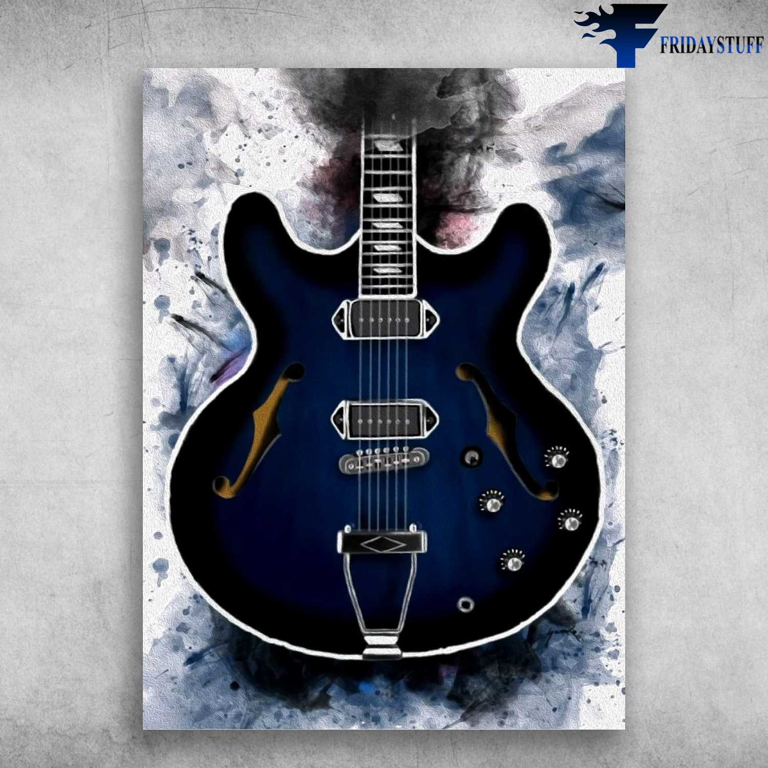 Electric Guitar, Guitar Poster, Gift For Whom Loves Guitar