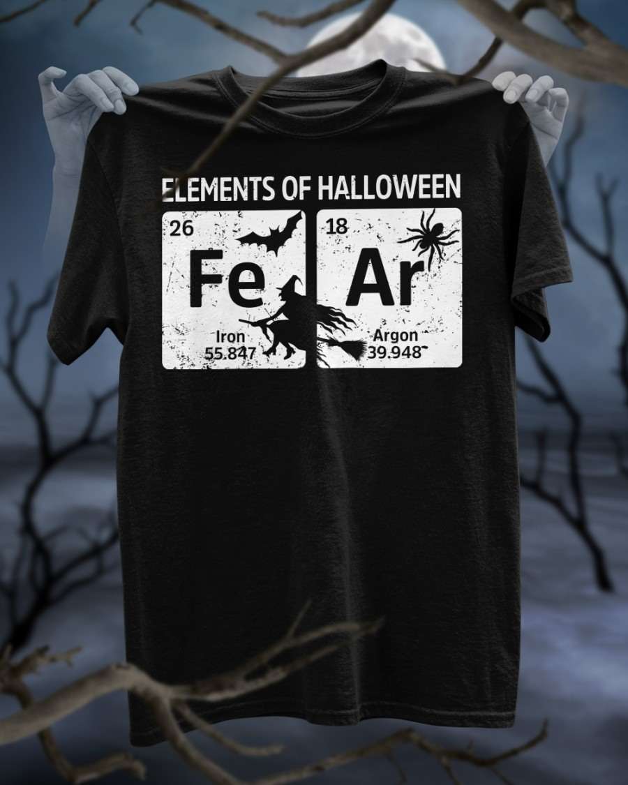Elements of Halloween - Halloween witch, Iron and Argon the Fear
