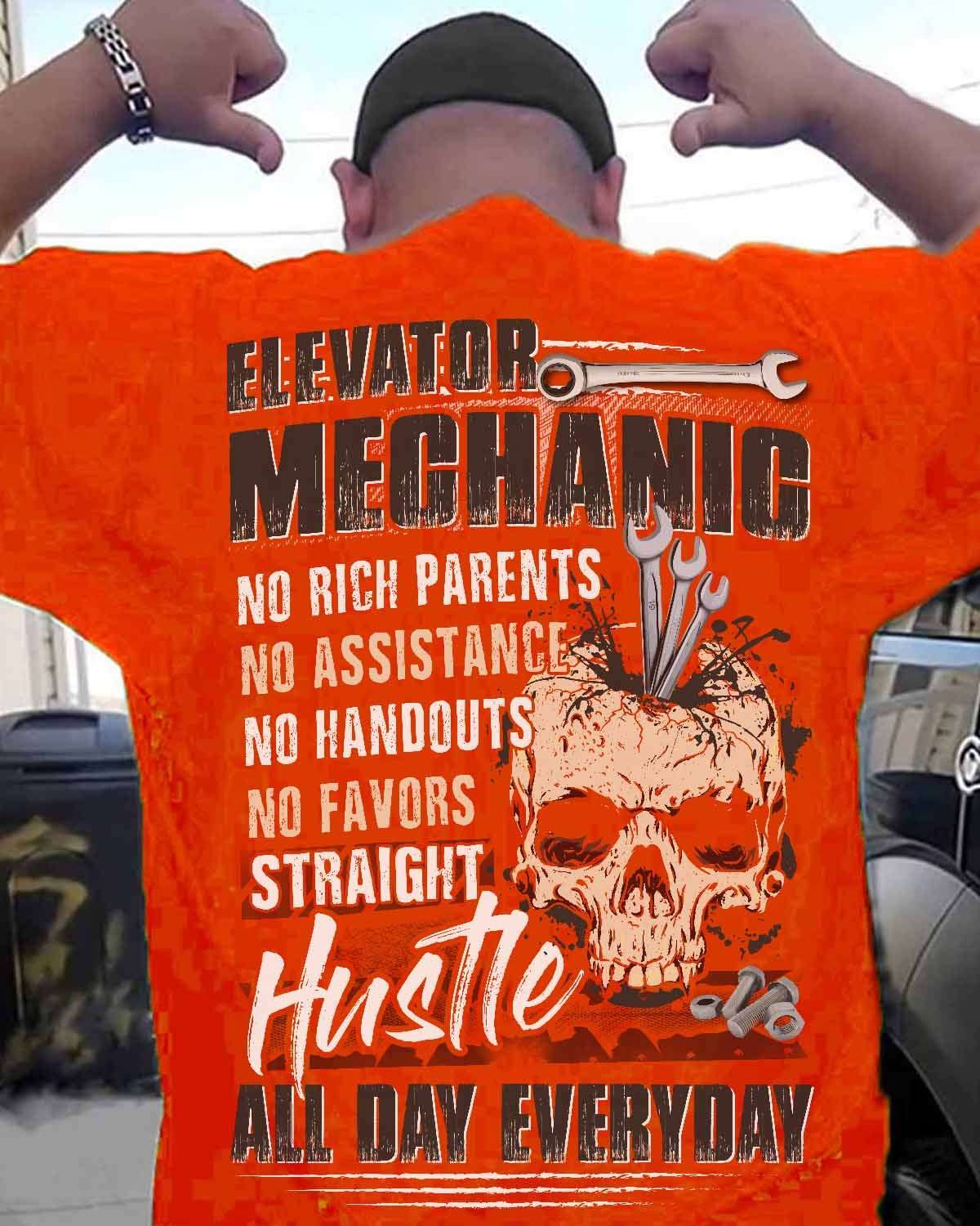 Elevator Mechanic - No rich parents, no assistance, no handouts, no favors
