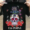 Ew people - Hate seeing people, Mexican skull and owl