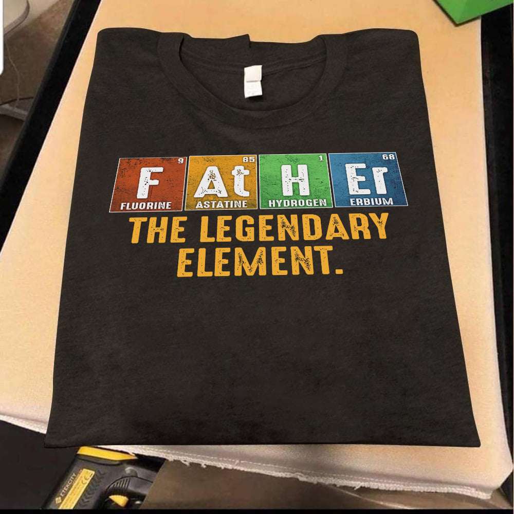 Father the legendary element - Fluorine astatine hydrogen erbium, chemistry elements