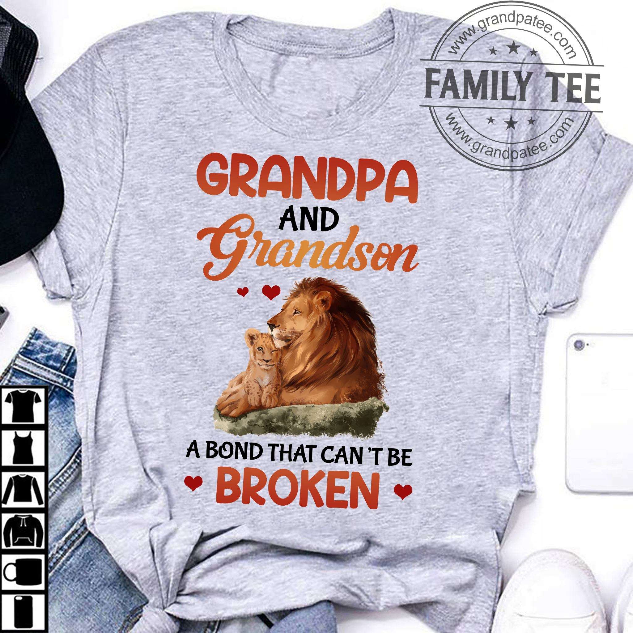 Grandpa and grandson a bond that can't be broken - Lion family