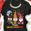 Happy HalloThanksMas - Occasions garden gnome, Merry Christmas, Happy Halloween
