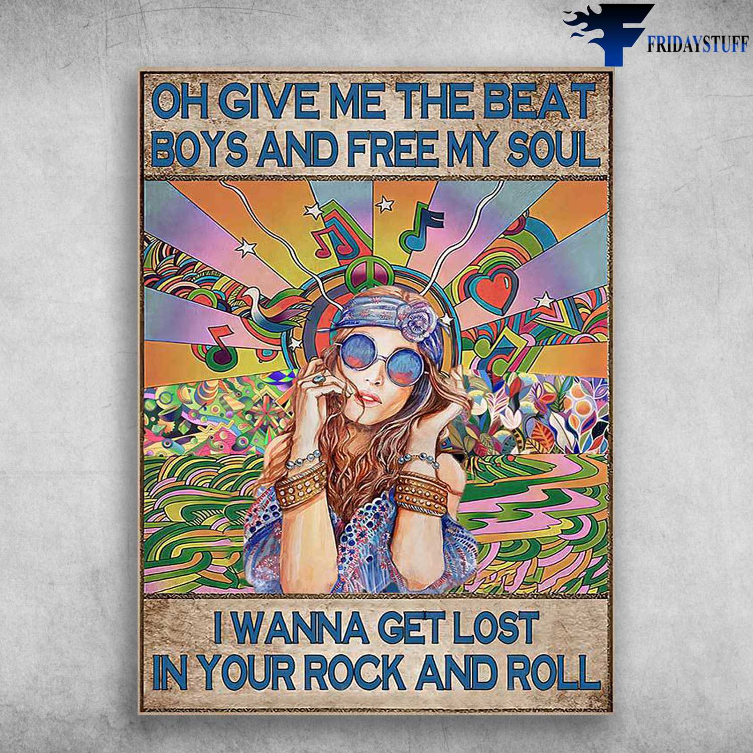 Hippie Girl - Oh Give Me The Beat, Boys And Free My Soul, I Get Lost, In Rock And Roll - FridayStuff