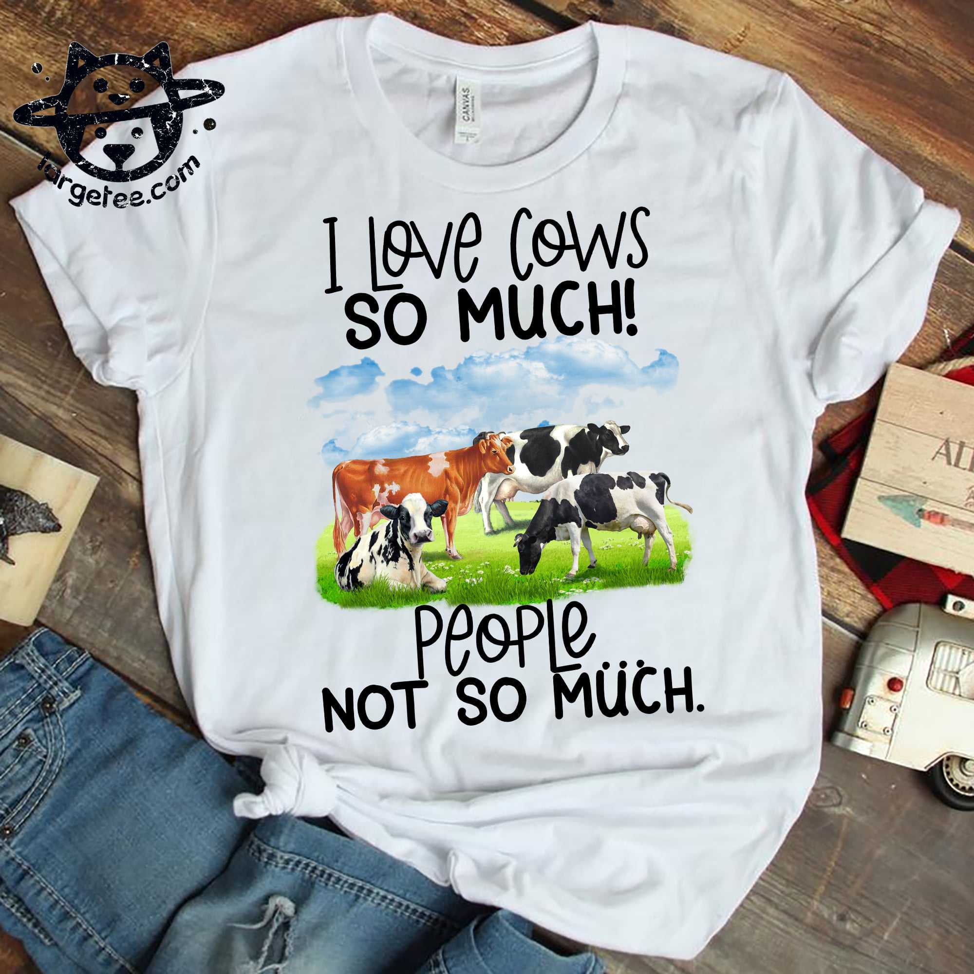 I love cows so much, people not so much - Cow the happiness