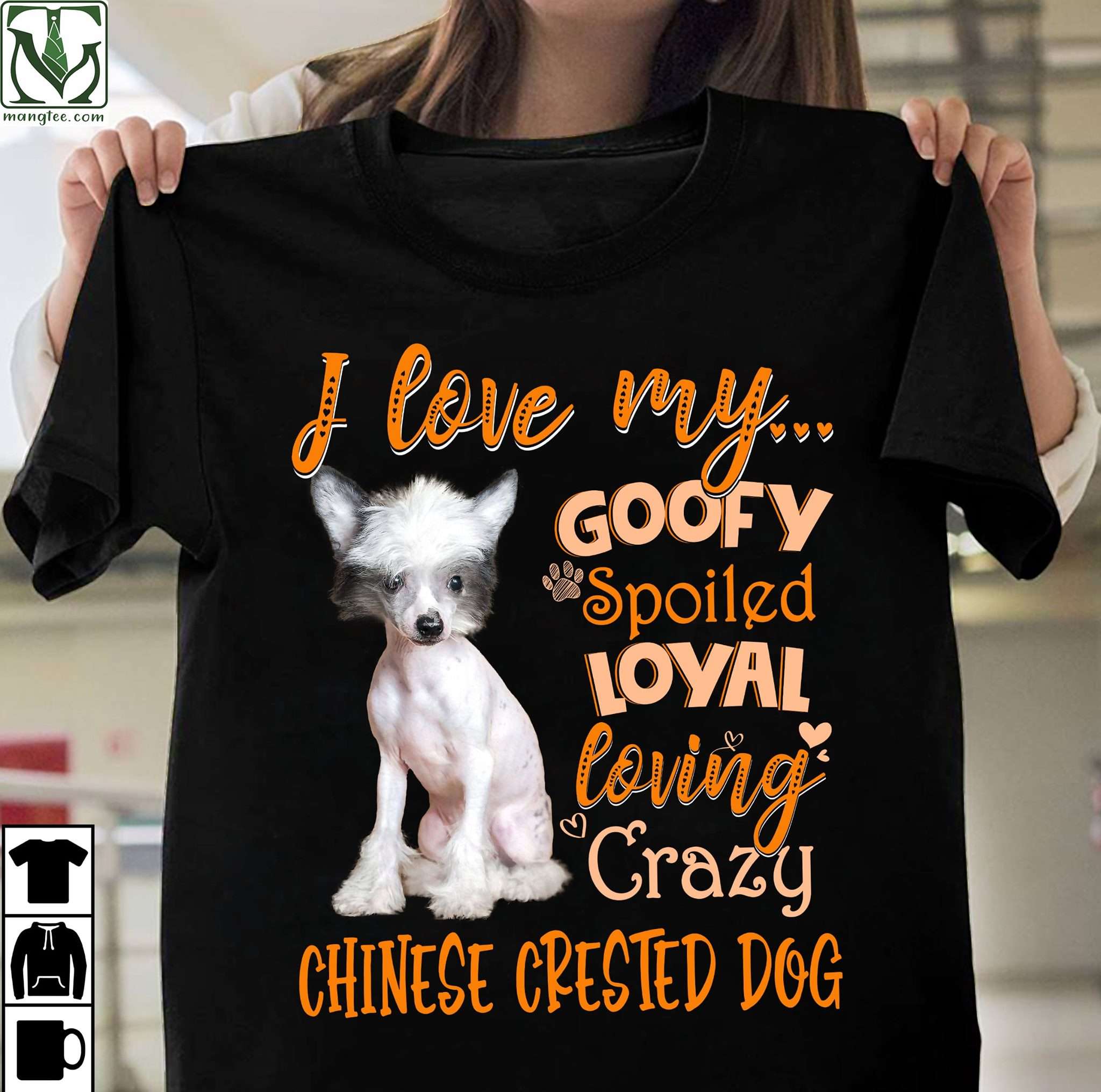 I love my goofy spoiled loyal loving crazy Chinese crested dog - Dog the loyal animal