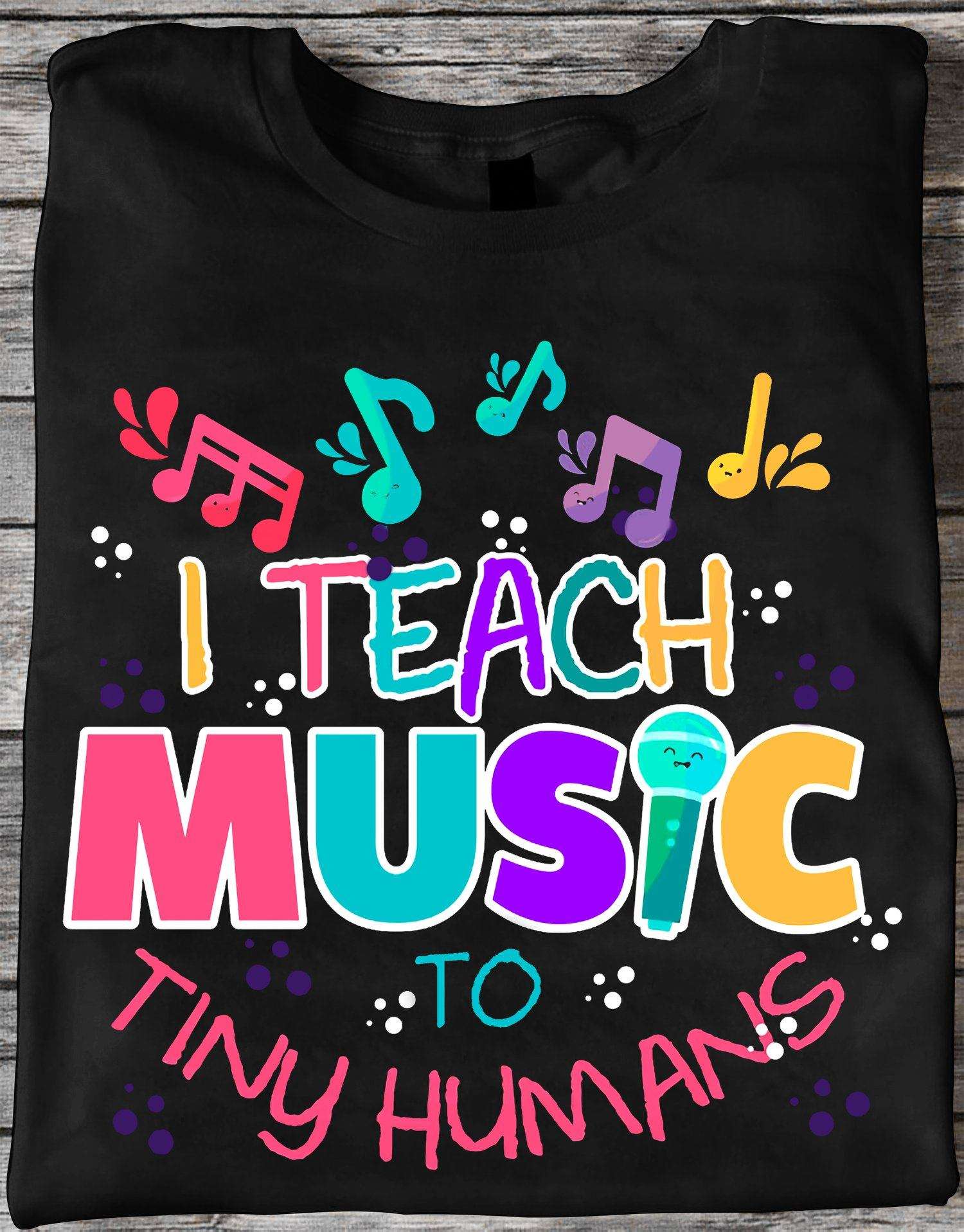 I teach music to tiny humans - Music teacher, educational job